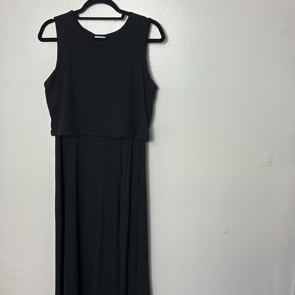 Cuyana Asymmetrical Overlay Dress in Black SzM Peru - Picture 4 of 7